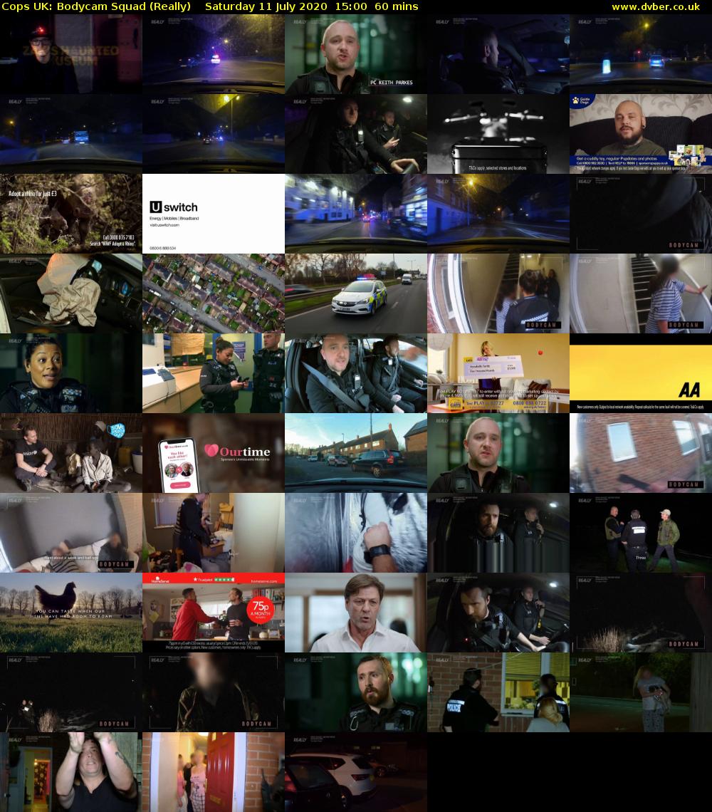 Cops UK: Bodycam Squad (Really) Saturday 11 July 2020 15:00 - 16:00