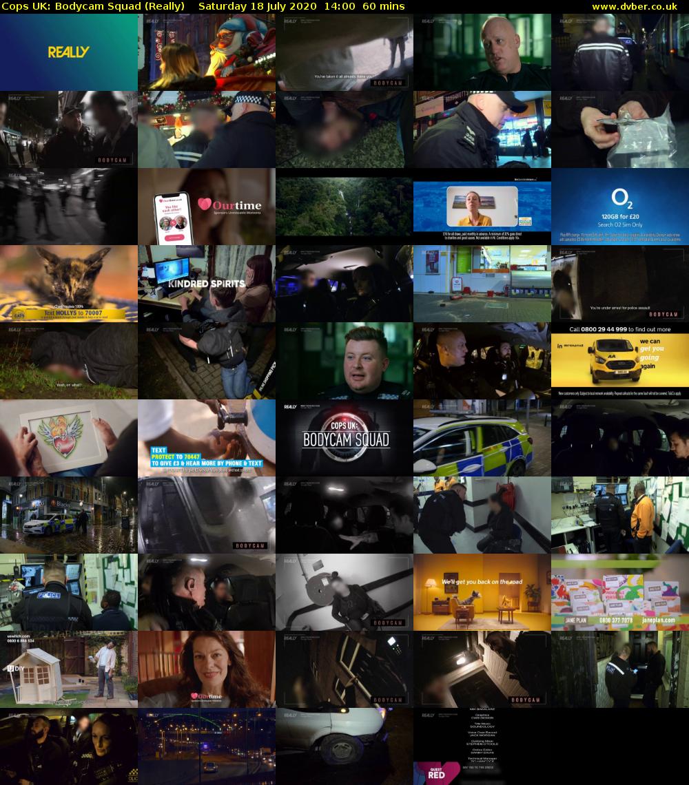 Cops UK: Bodycam Squad (Really) Saturday 18 July 2020 14:00 - 15:00