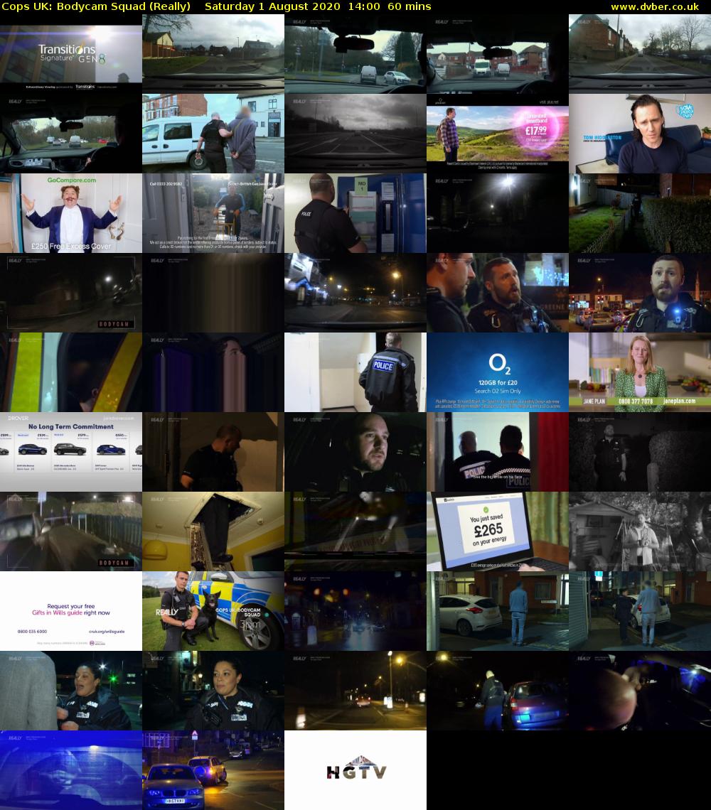 Cops UK: Bodycam Squad (Really) Saturday 1 August 2020 14:00 - 15:00