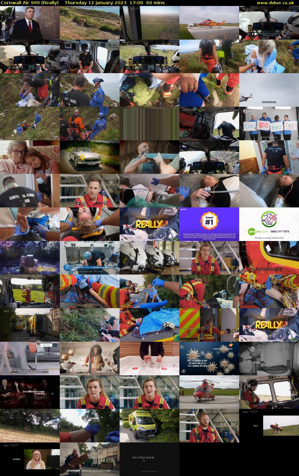 Cornwall Air 999 (Really) Thursday 12 January 2023 17:00 - 18:00