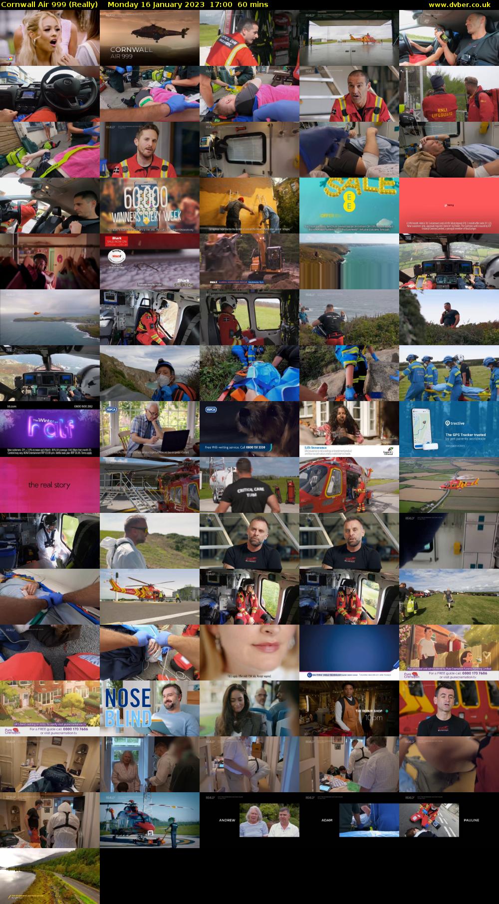 Cornwall Air 999 (Really) Monday 16 January 2023 17:00 - 18:00