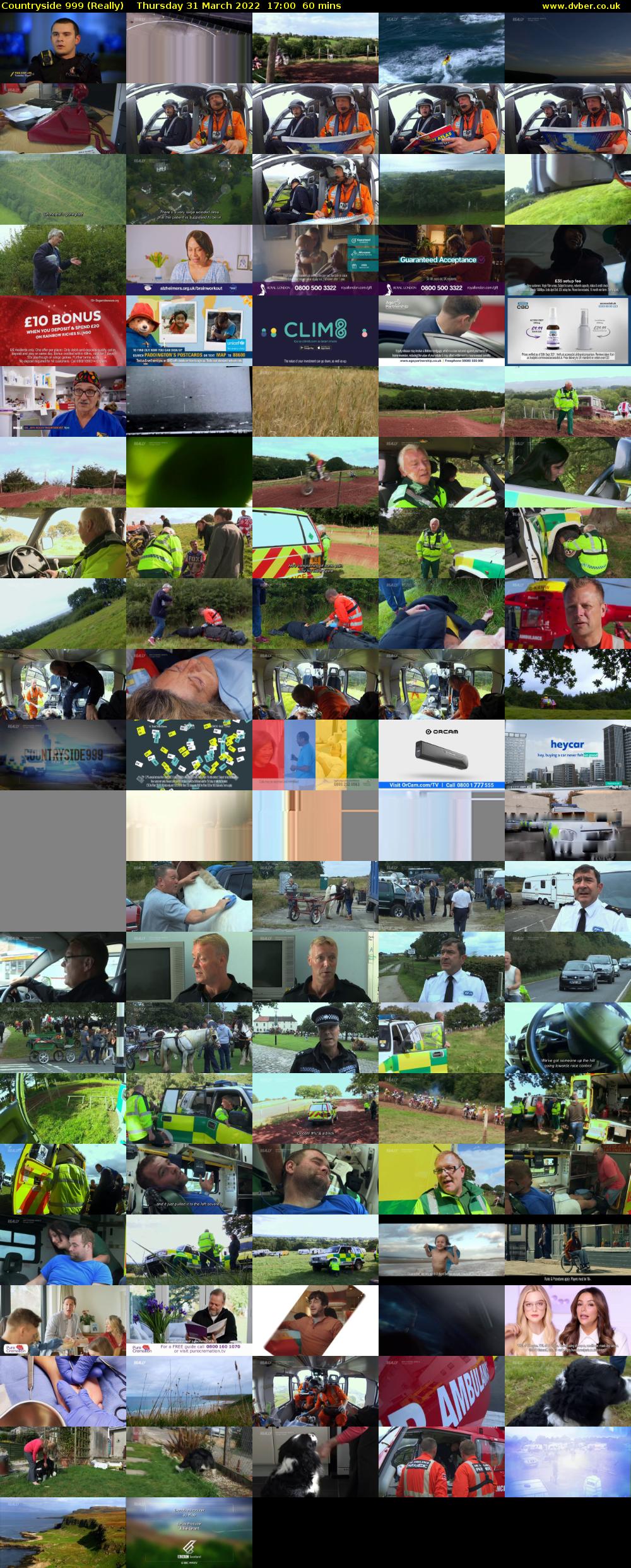 Countryside 999 (Really) Thursday 31 March 2022 17:00 - 18:00