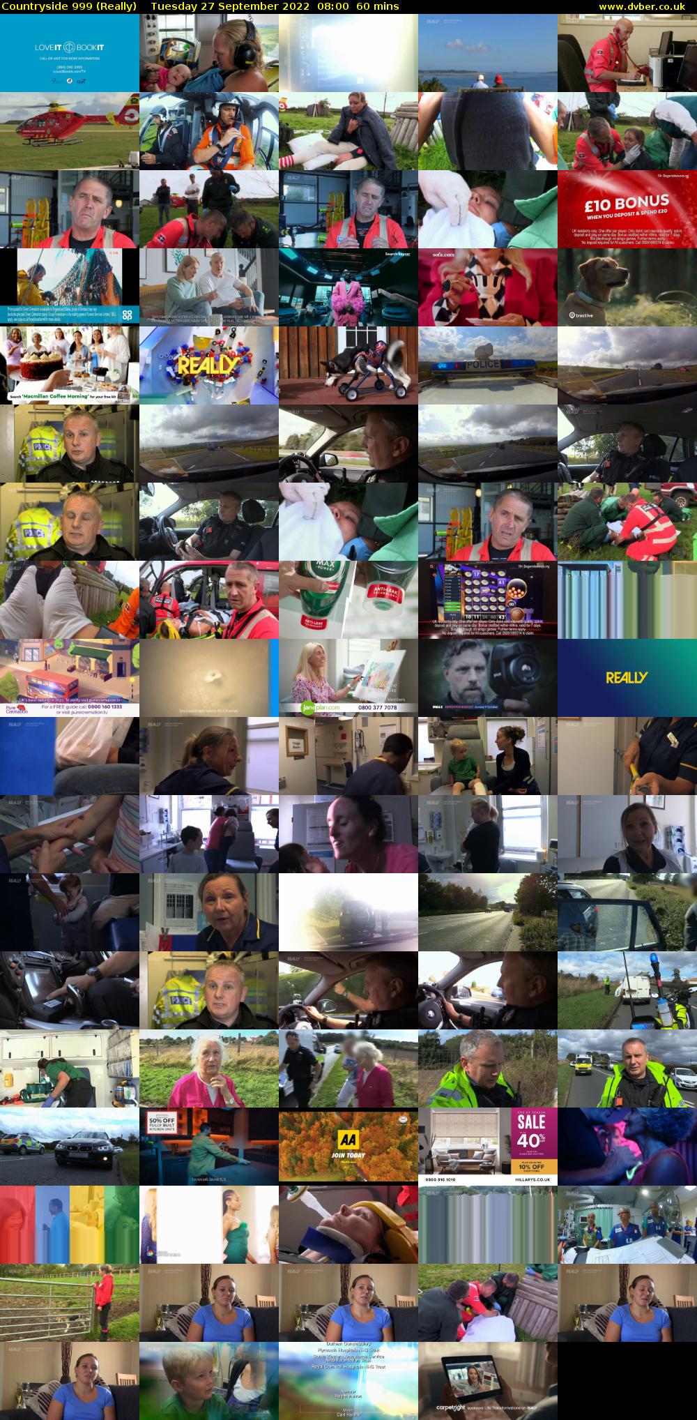 Countryside 999 (Really) Tuesday 27 September 2022 08:00 - 09:00