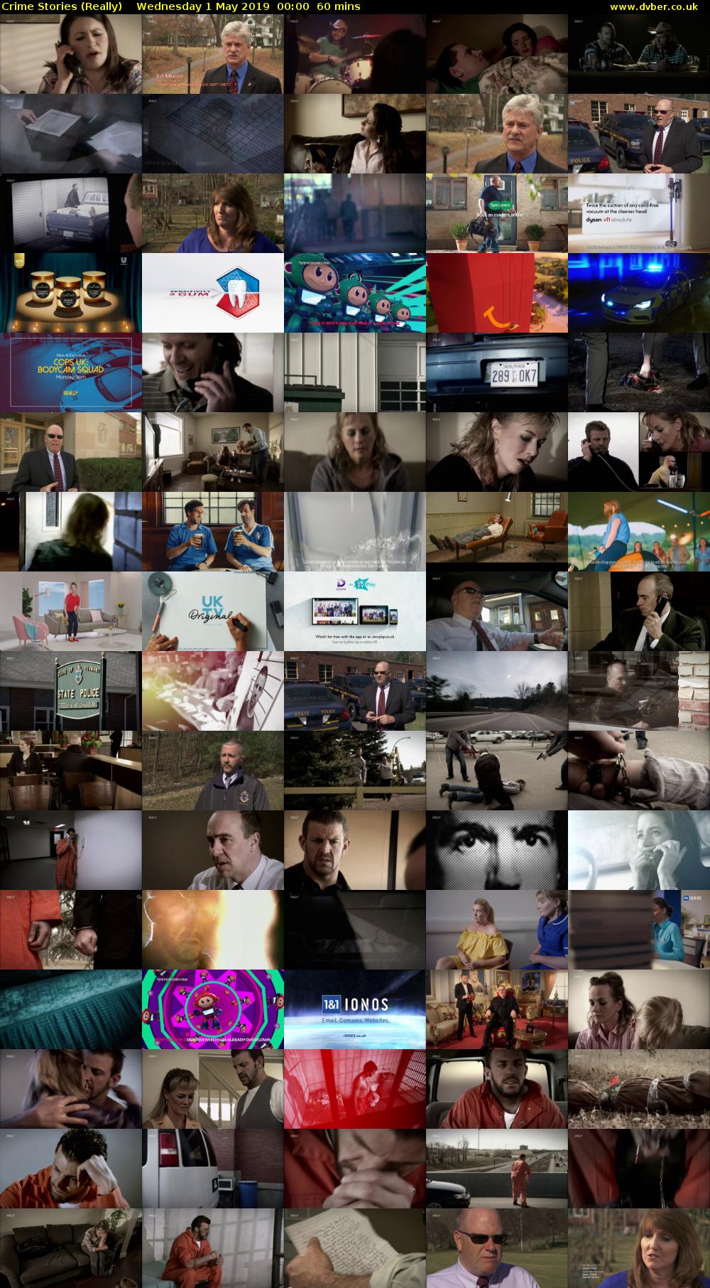 Crime Stories (Really) Wednesday 1 May 2019 00:00 - 01:00