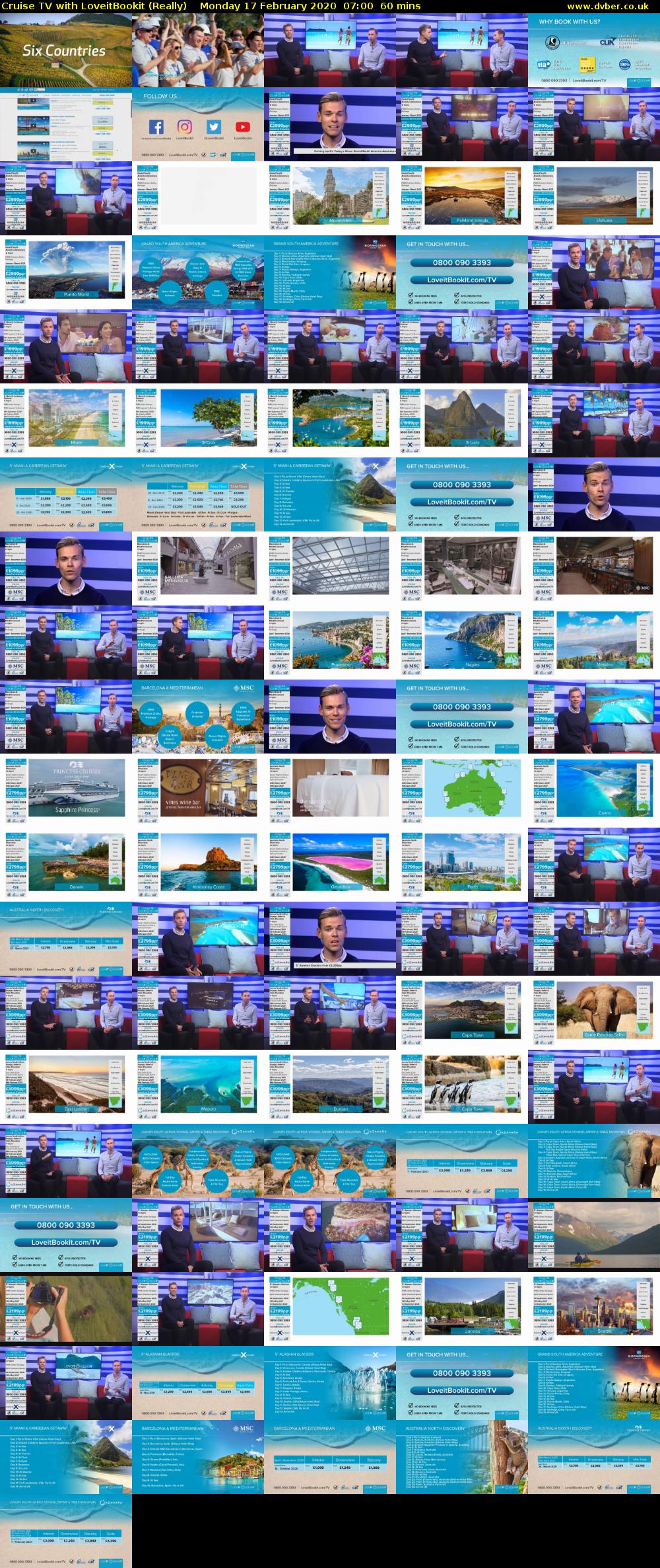Cruise TV with LoveitBookit (Really) Monday 17 February 2020 07:00 - 08:00