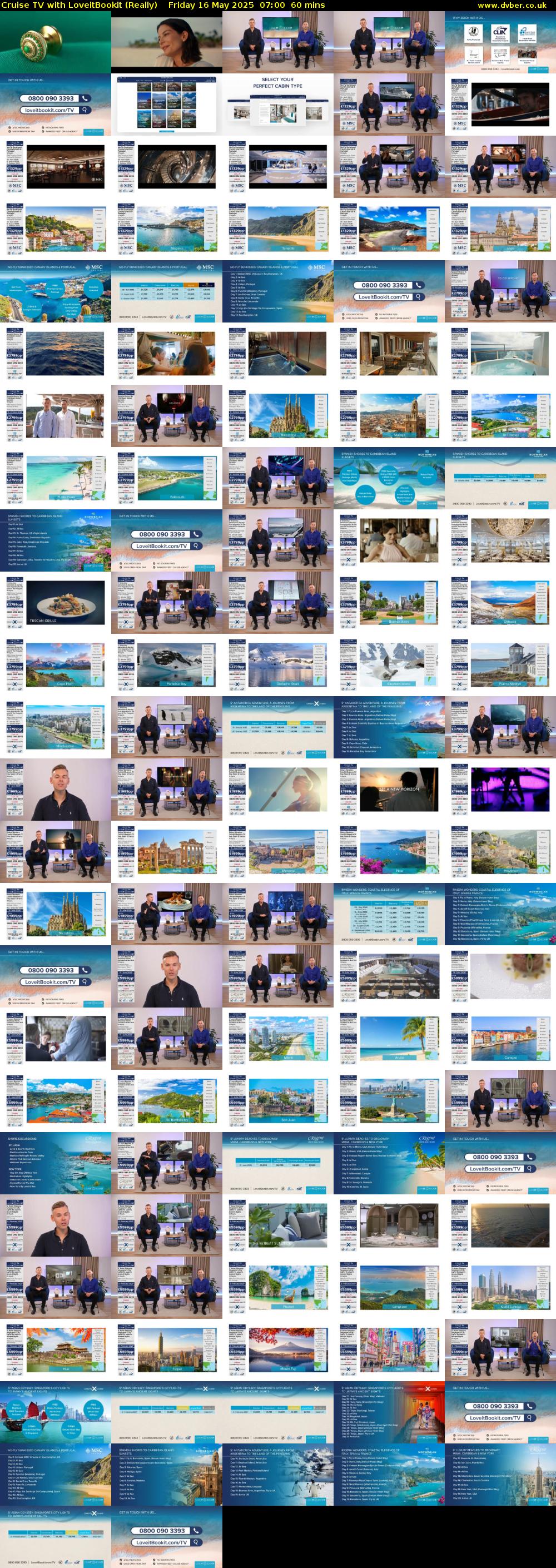 Cruise TV with LoveitBookit (Really) Friday 16 May 2025 07:00 - 08:00