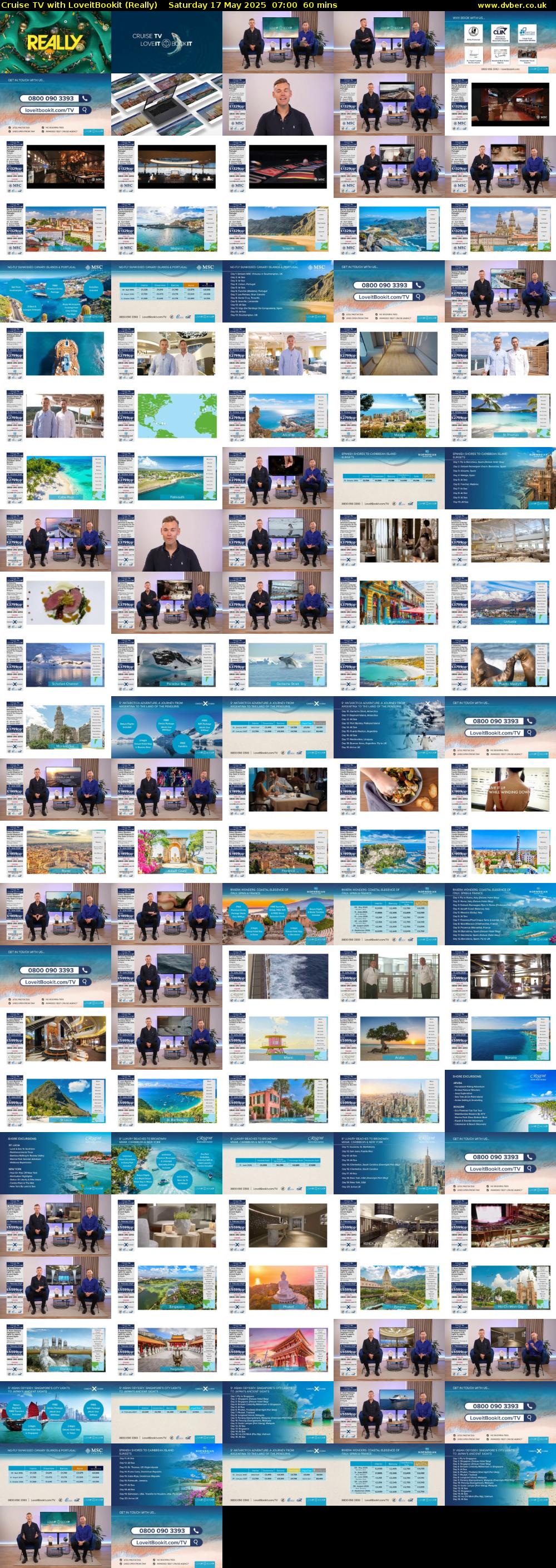 Cruise TV with LoveitBookit (Really) Saturday 17 May 2025 07:00 - 08:00