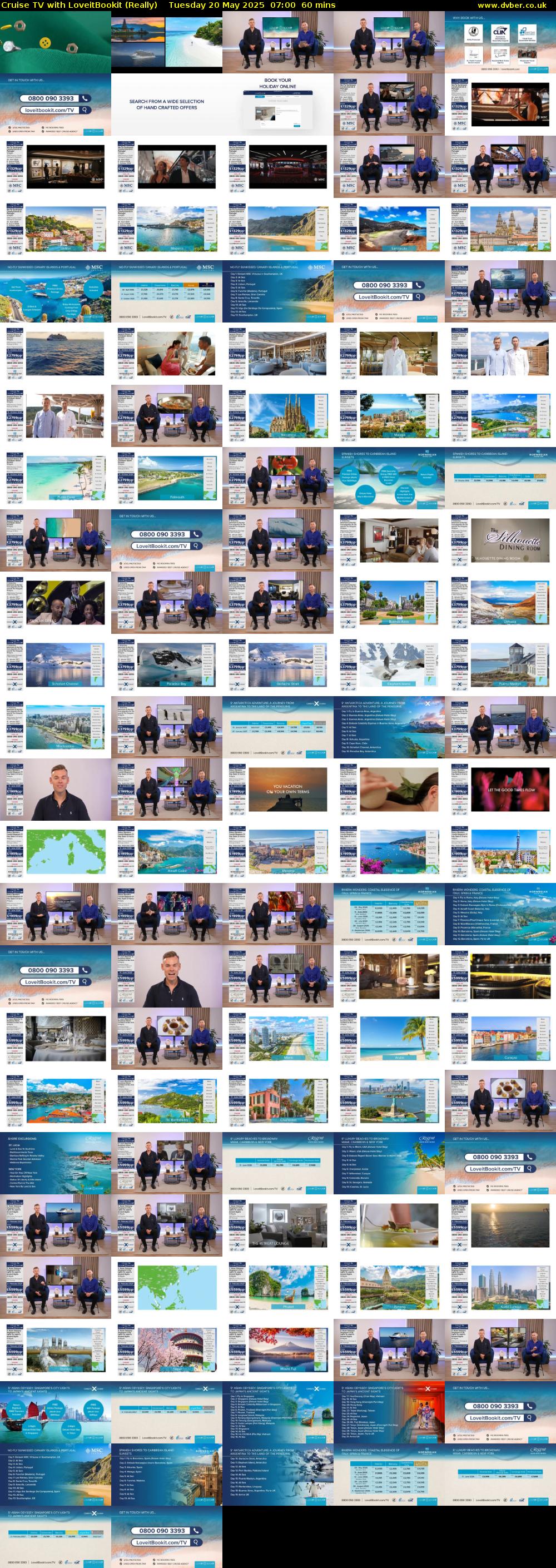 Cruise TV with LoveitBookit (Really) Tuesday 20 May 2025 07:00 - 08:00
