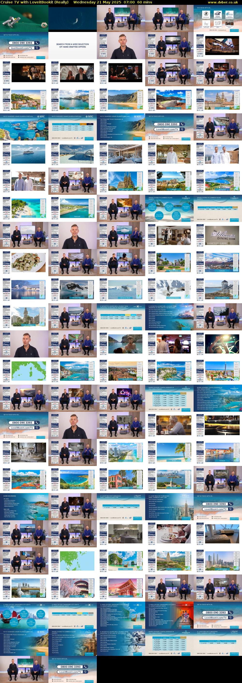 Cruise TV with LoveitBookit (Really) Wednesday 21 May 2025 07:00 - 08:00