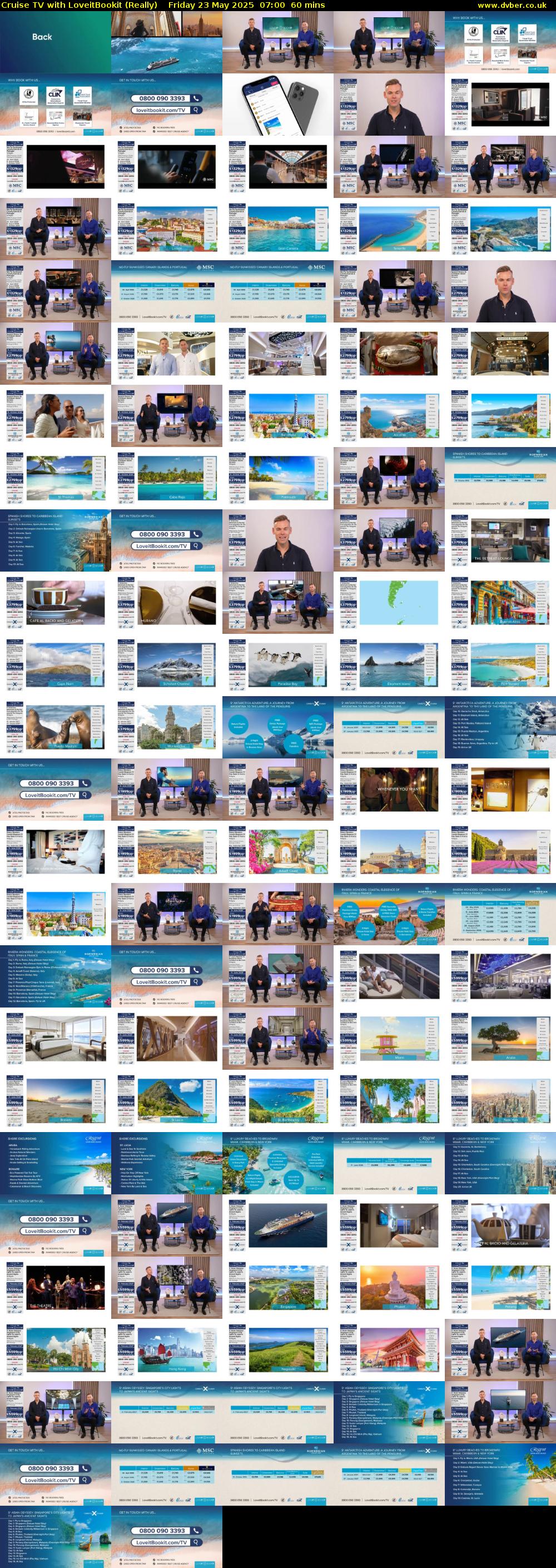 Cruise TV with LoveitBookit (Really) Friday 23 May 2025 07:00 - 08:00