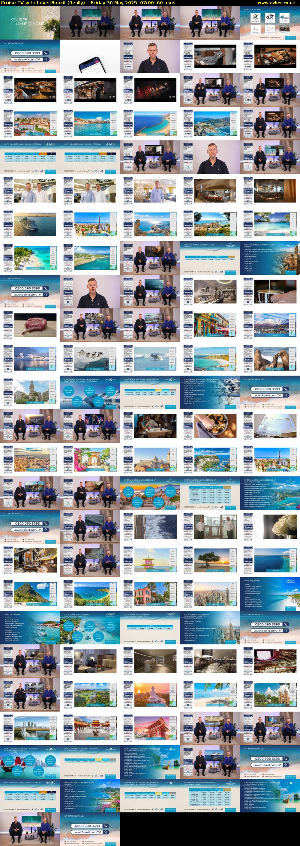 Cruise TV with LoveitBookit (Really) Friday 30 May 2025 07:00 - 08:00