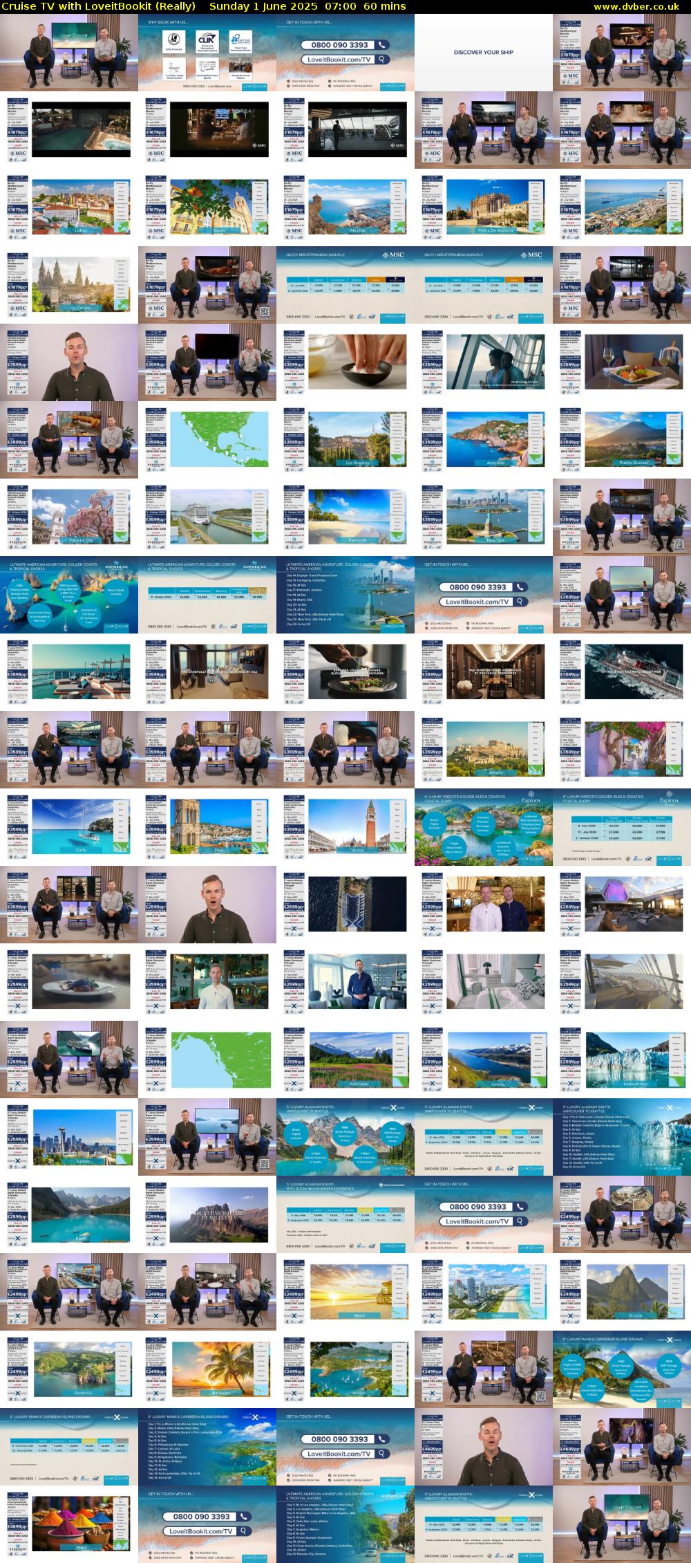 Cruise TV with LoveitBookit (Really) Sunday 1 June 2025 07:00 - 08:00