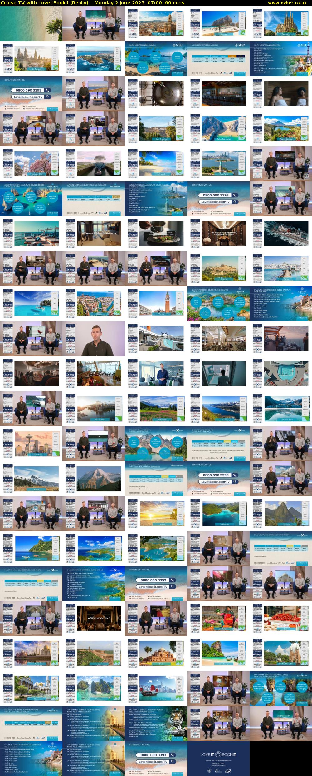 Cruise TV with LoveitBookit (Really) Monday 2 June 2025 07:00 - 08:00