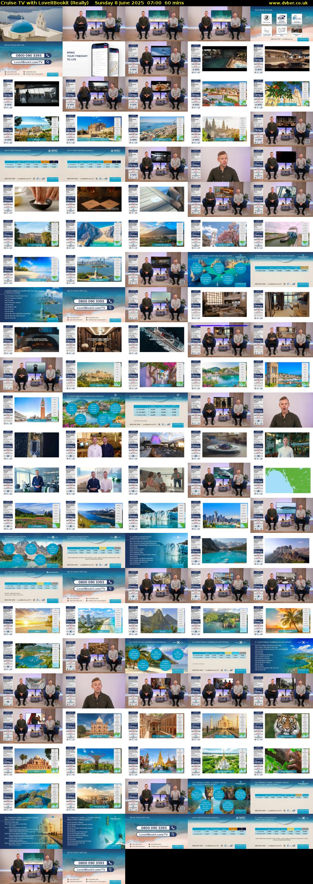 Cruise TV with LoveitBookit (Really) Sunday 8 June 2025 07:00 - 08:00