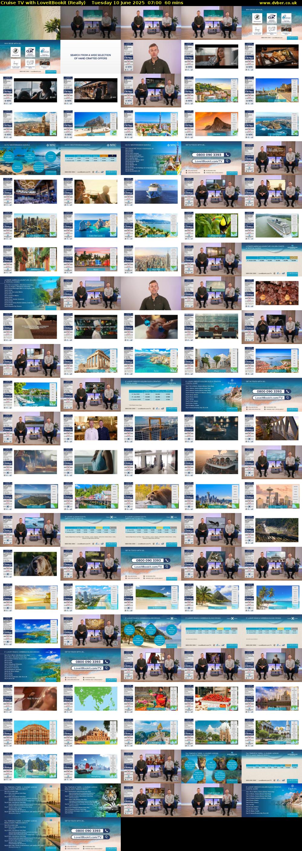 Cruise TV with LoveitBookit (Really) Tuesday 10 June 2025 07:00 - 08:00