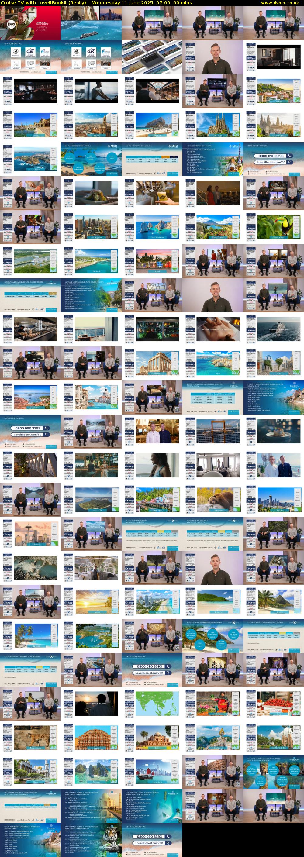 Cruise TV with LoveitBookit (Really) Wednesday 11 June 2025 07:00 - 08:00
