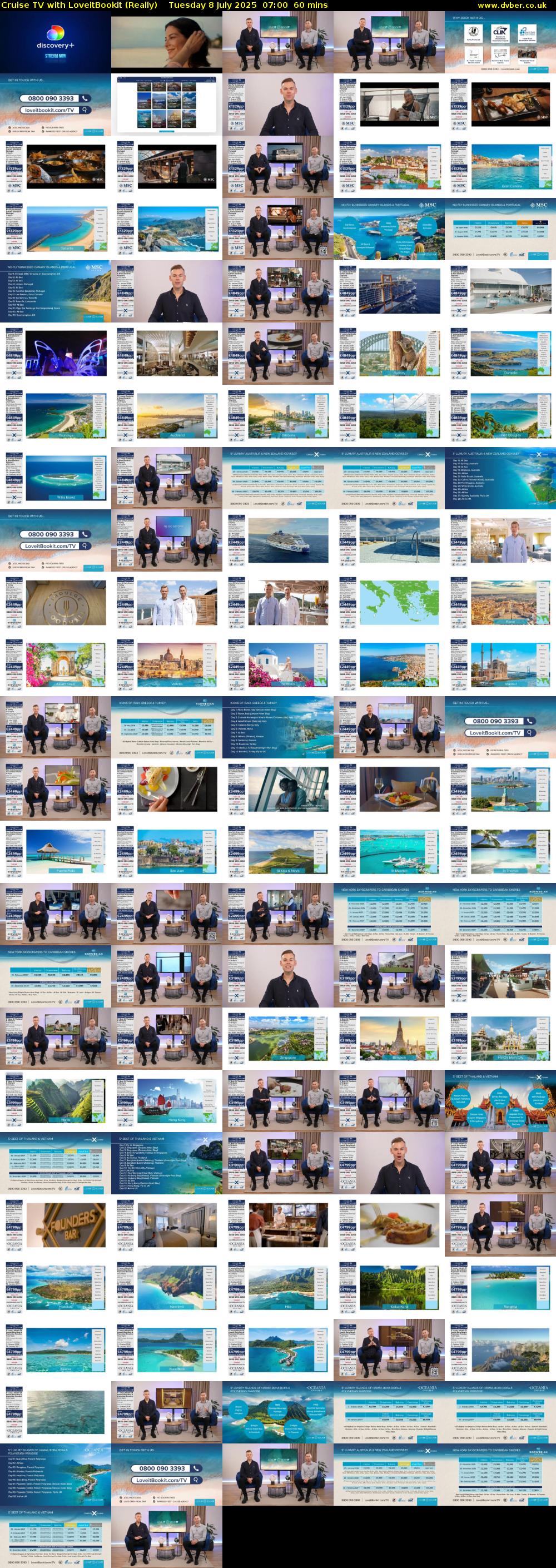 Cruise TV with LoveitBookit (Really) Tuesday 8 July 2025 07:00 - 08:00