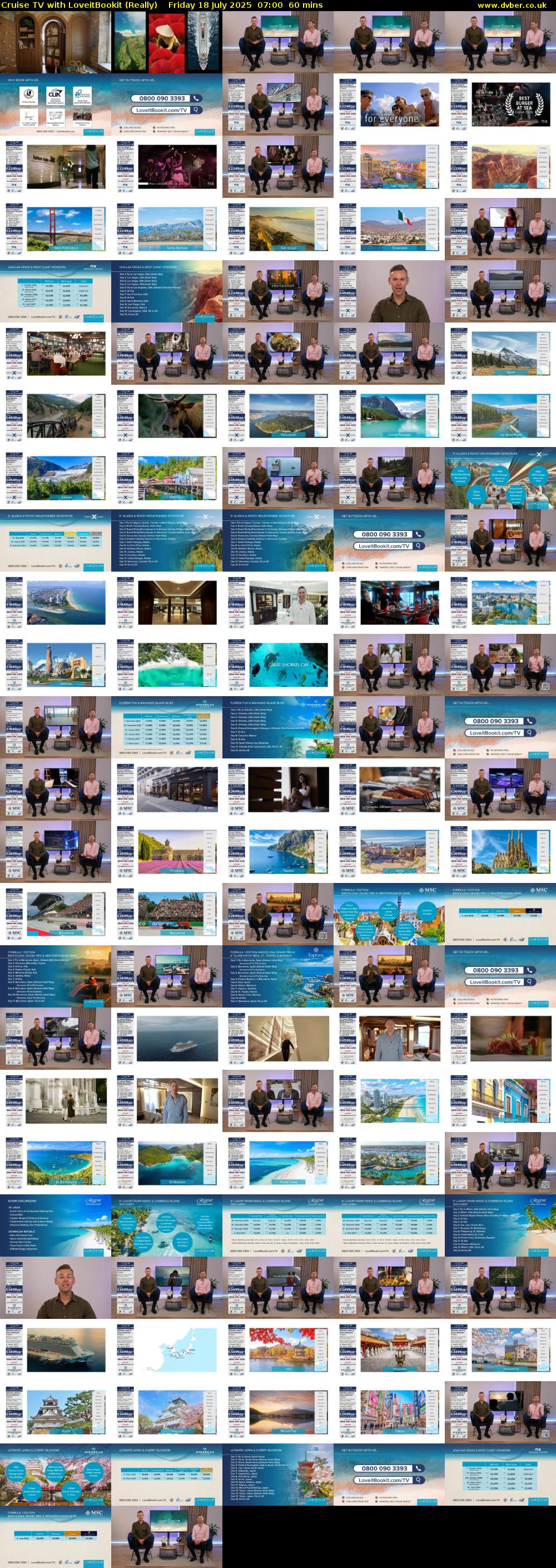 Cruise TV with LoveitBookit (Really) Friday 18 July 2025 07:00 - 08:00