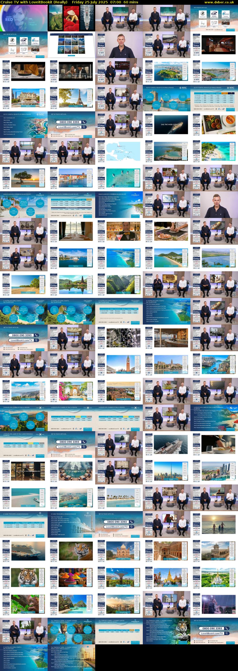 Cruise TV with LoveitBookit (Really) Friday 25 July 2025 07:00 - 08:00