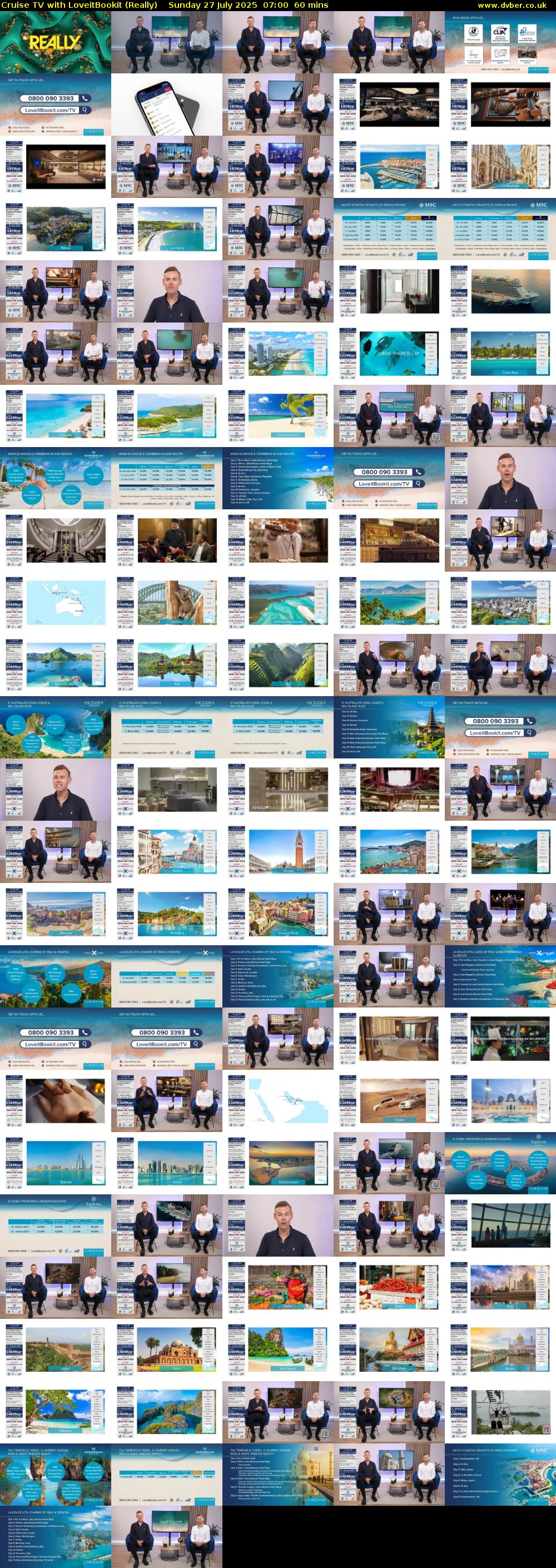 Cruise TV with LoveitBookit (Really) Sunday 27 July 2025 07:00 - 08:00