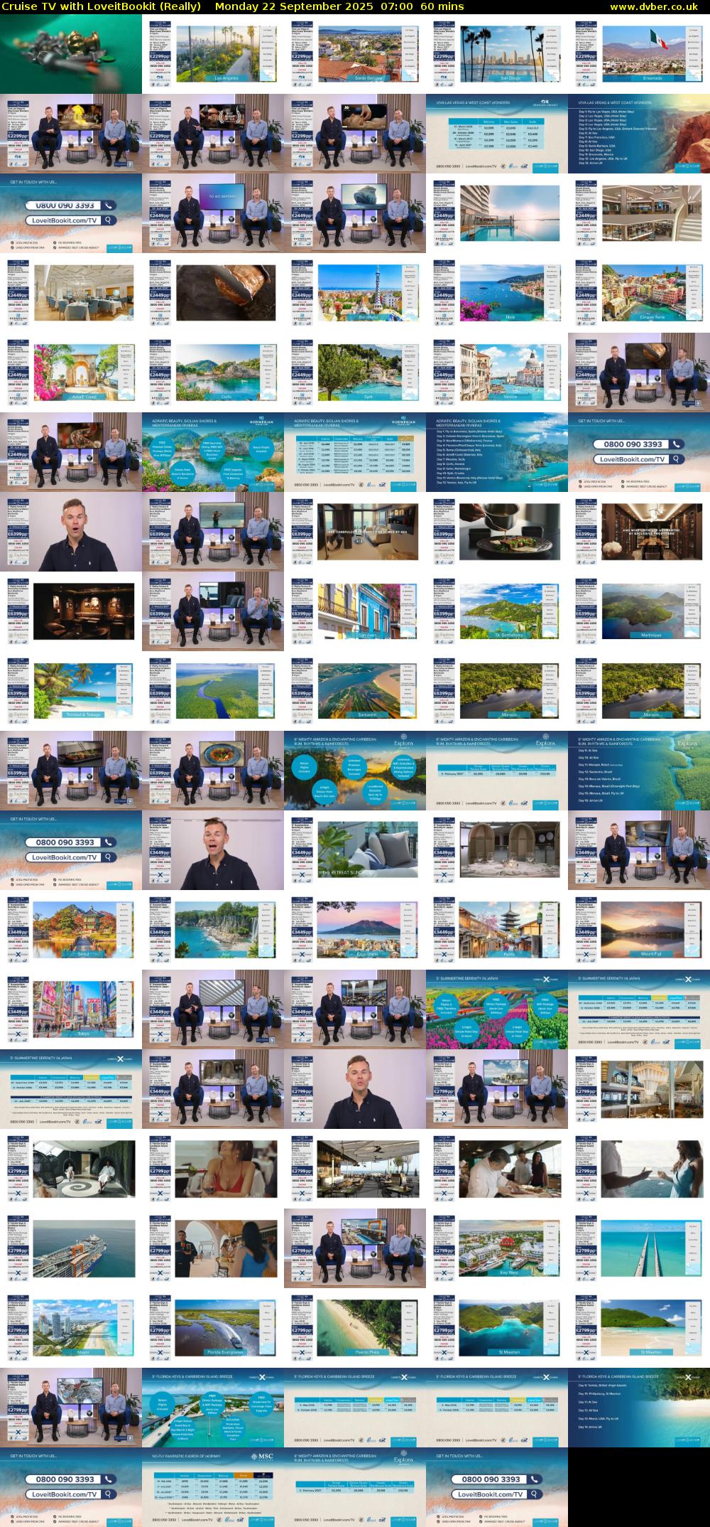 Cruise TV with LoveitBookit (Really) Monday 22 September 2025 07:00 - 08:00