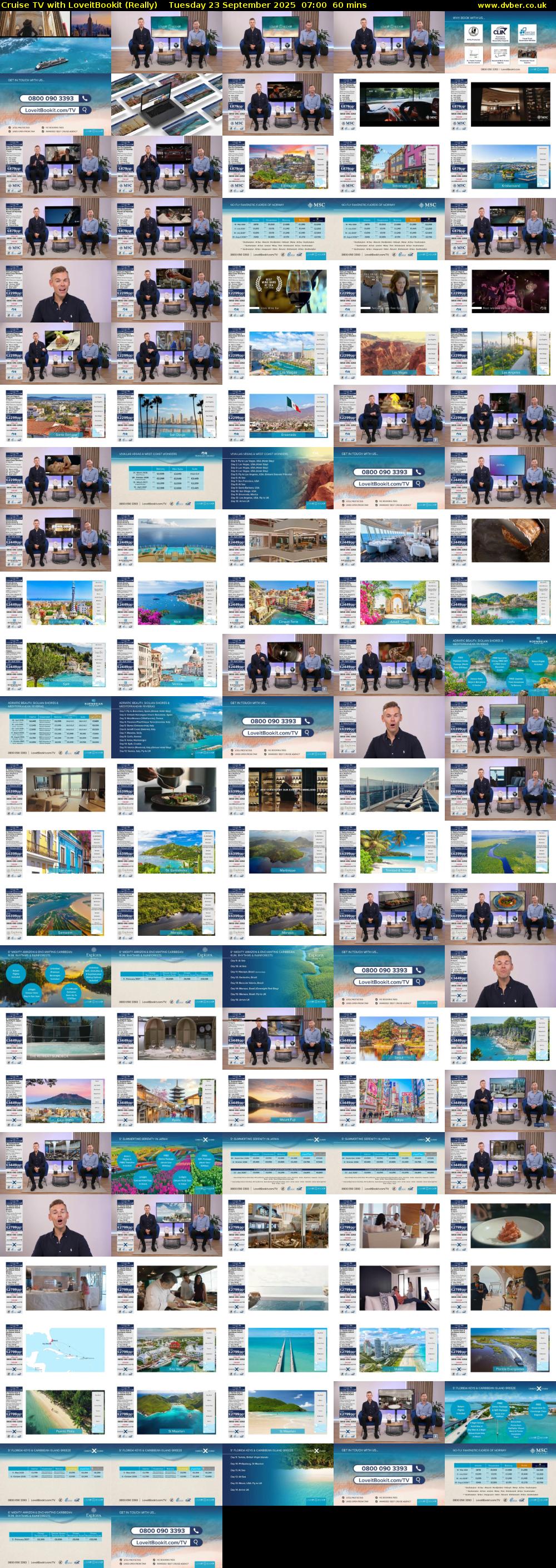 Cruise TV with LoveitBookit (Really) Tuesday 23 September 2025 07:00 - 08:00