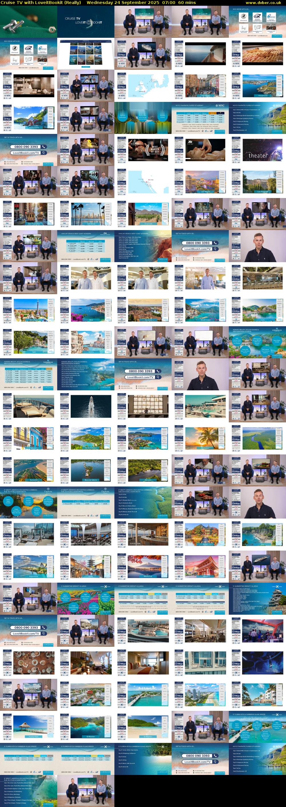 Cruise TV with LoveitBookit (Really) Wednesday 24 September 2025 07:00 - 08:00