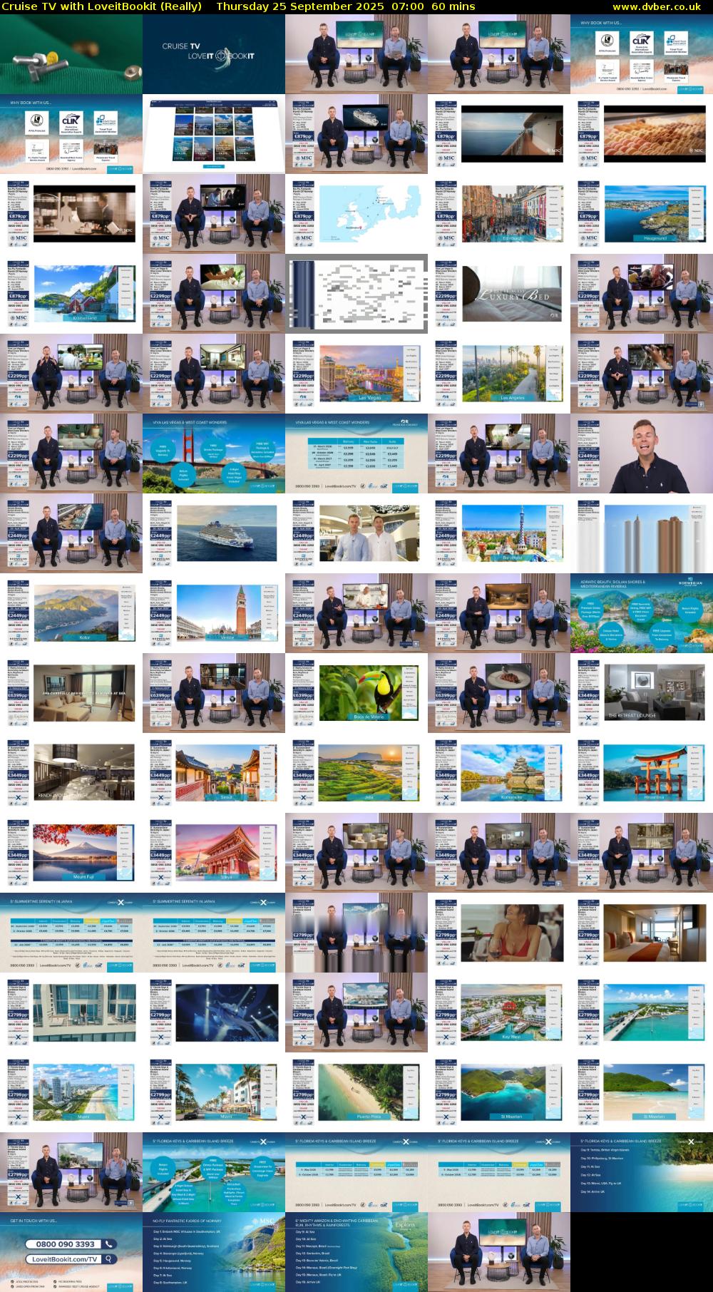 Cruise TV with LoveitBookit (Really) Thursday 25 September 2025 07:00 - 08:00