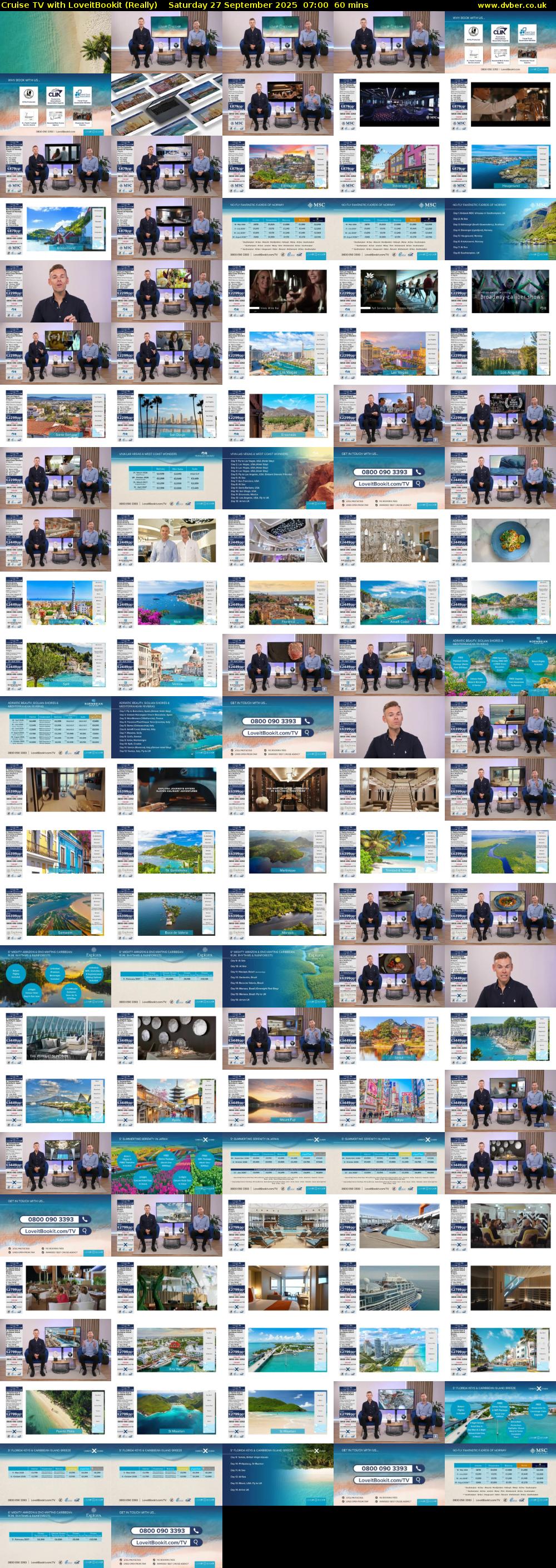 Cruise TV with LoveitBookit (Really) Saturday 27 September 2025 07:00 - 08:00