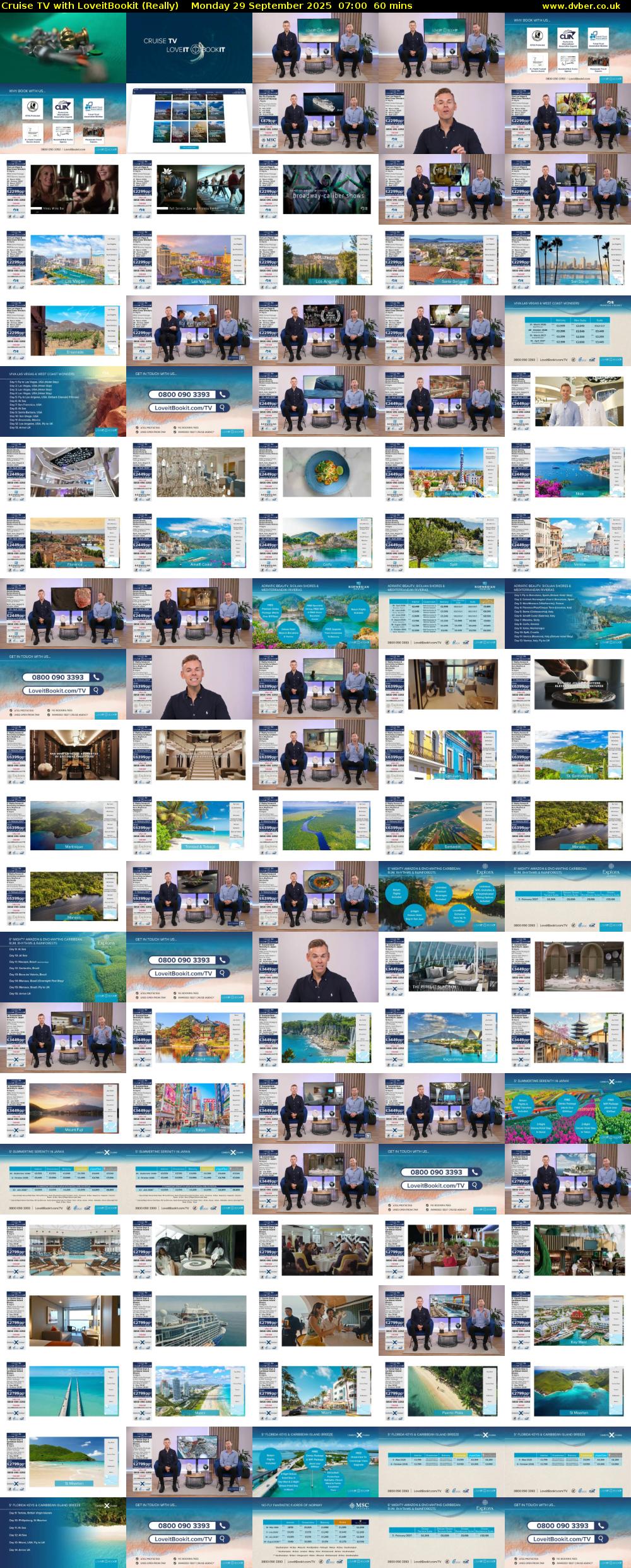 Cruise TV with LoveitBookit (Really) Monday 29 September 2025 07:00 - 08:00