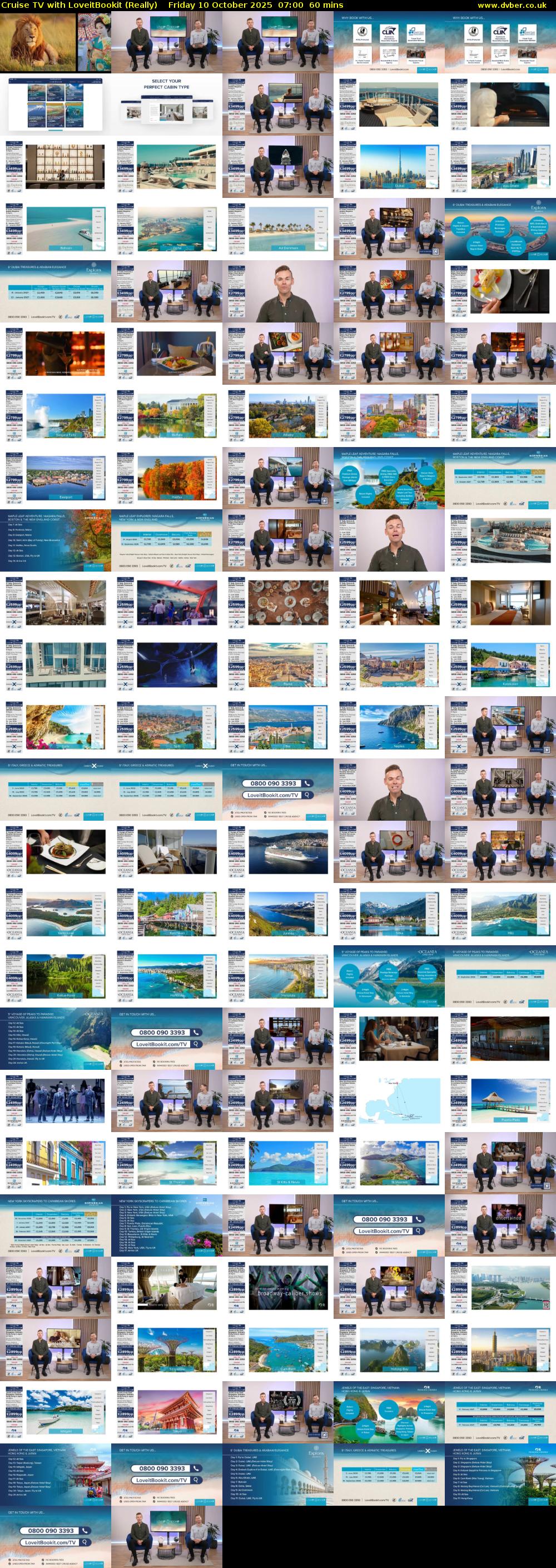 Cruise TV with LoveitBookit (Really) Friday 10 October 2025 07:00 - 08:00