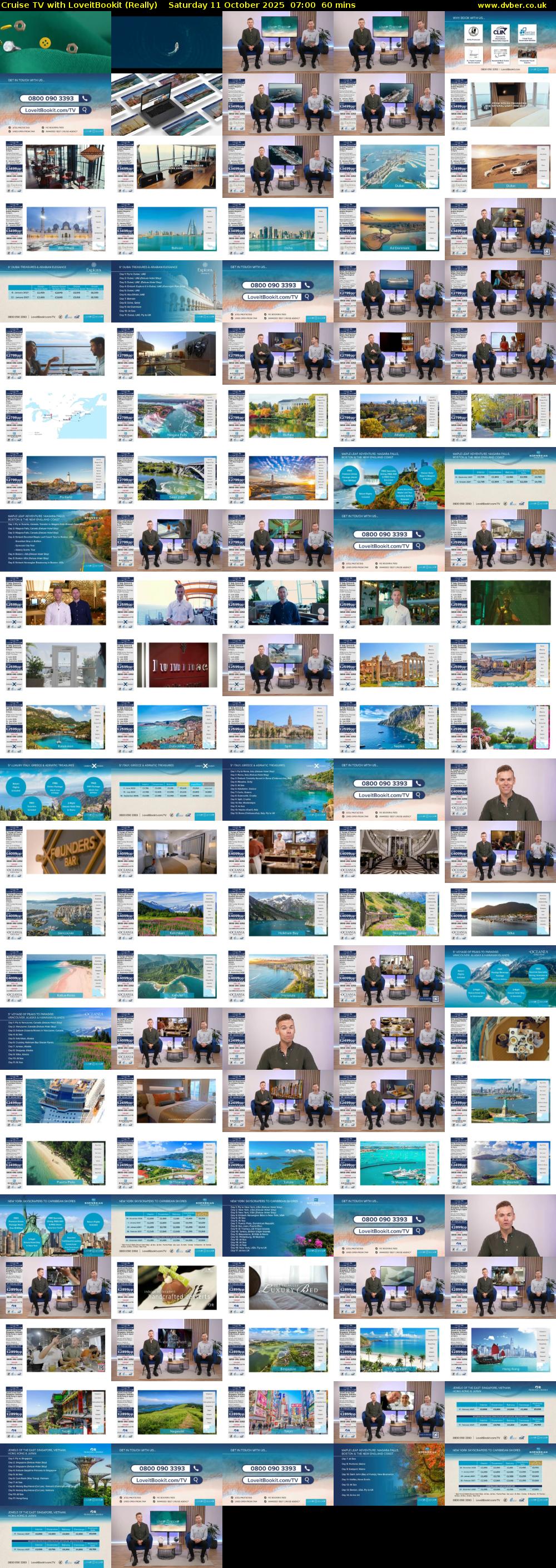 Cruise TV with LoveitBookit (Really) Saturday 11 October 2025 07:00 - 08:00