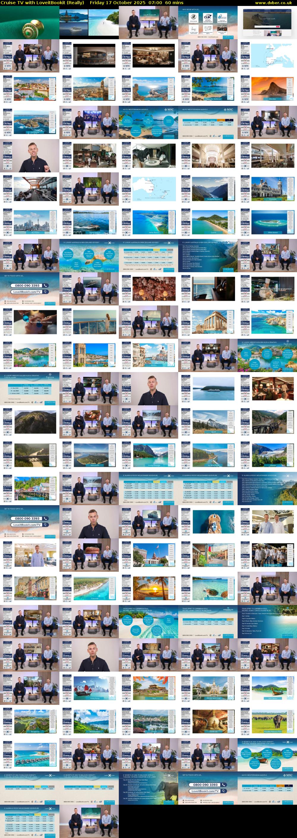 Cruise TV with LoveitBookit (Really) Friday 17 October 2025 07:00 - 08:00