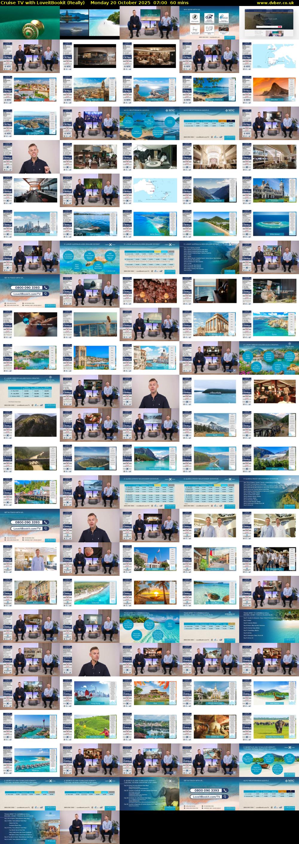 Cruise TV with LoveitBookit (Really) Monday 20 October 2025 07:00 - 08:00