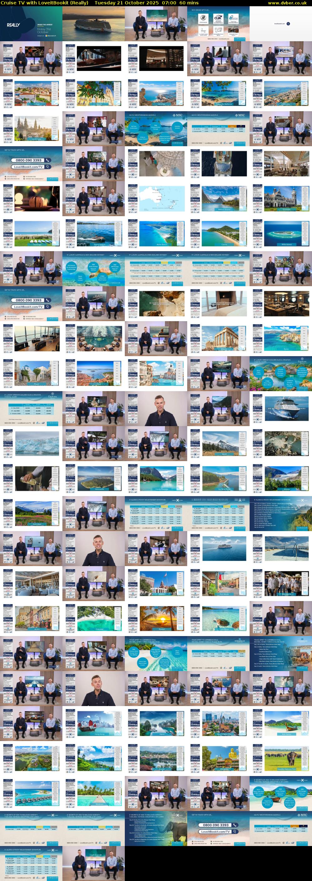 Cruise TV with LoveitBookit (Really) Tuesday 21 October 2025 07:00 - 08:00