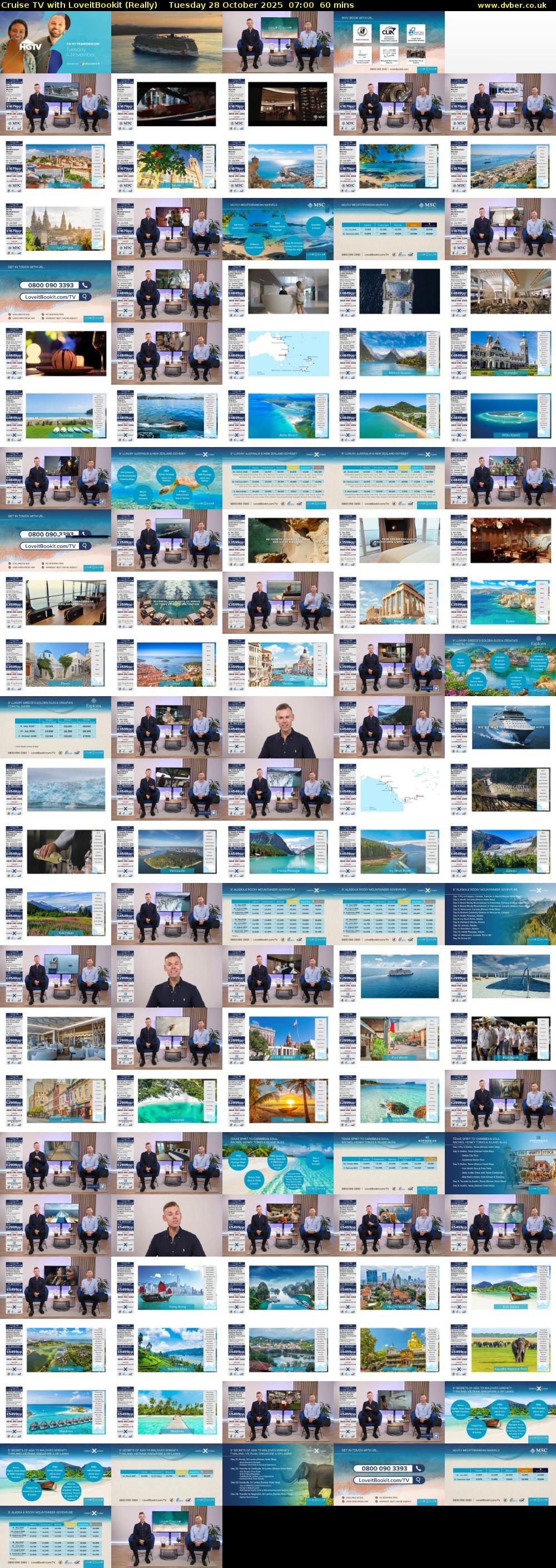 Cruise TV with LoveitBookit (Really) Tuesday 28 October 2025 07:00 - 08:00