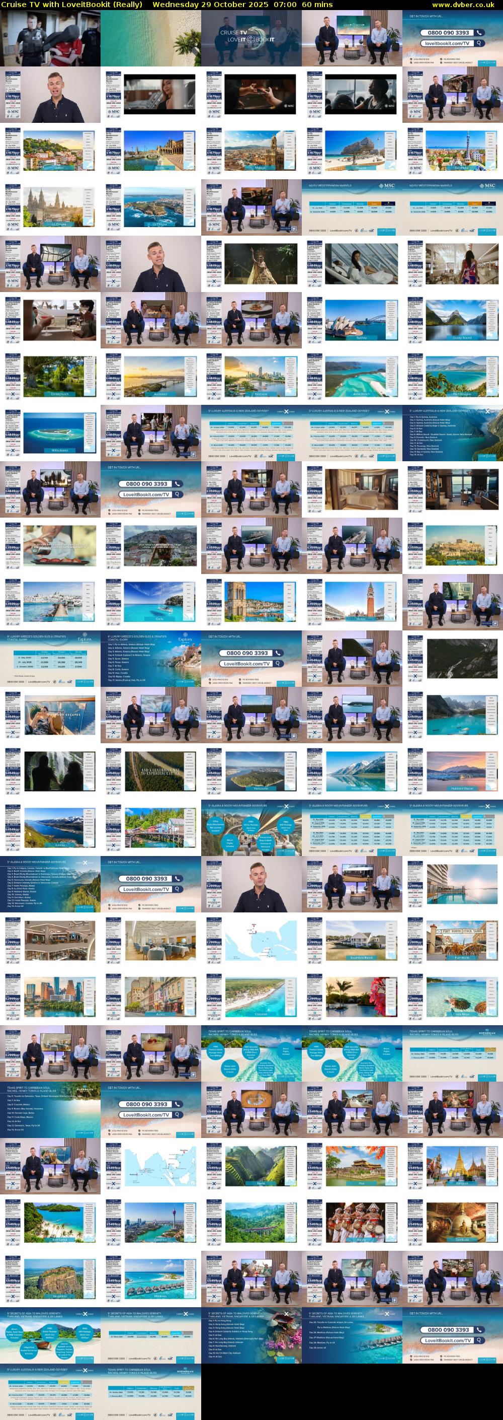 Cruise TV with LoveitBookit (Really) Wednesday 29 October 2025 07:00 - 08:00