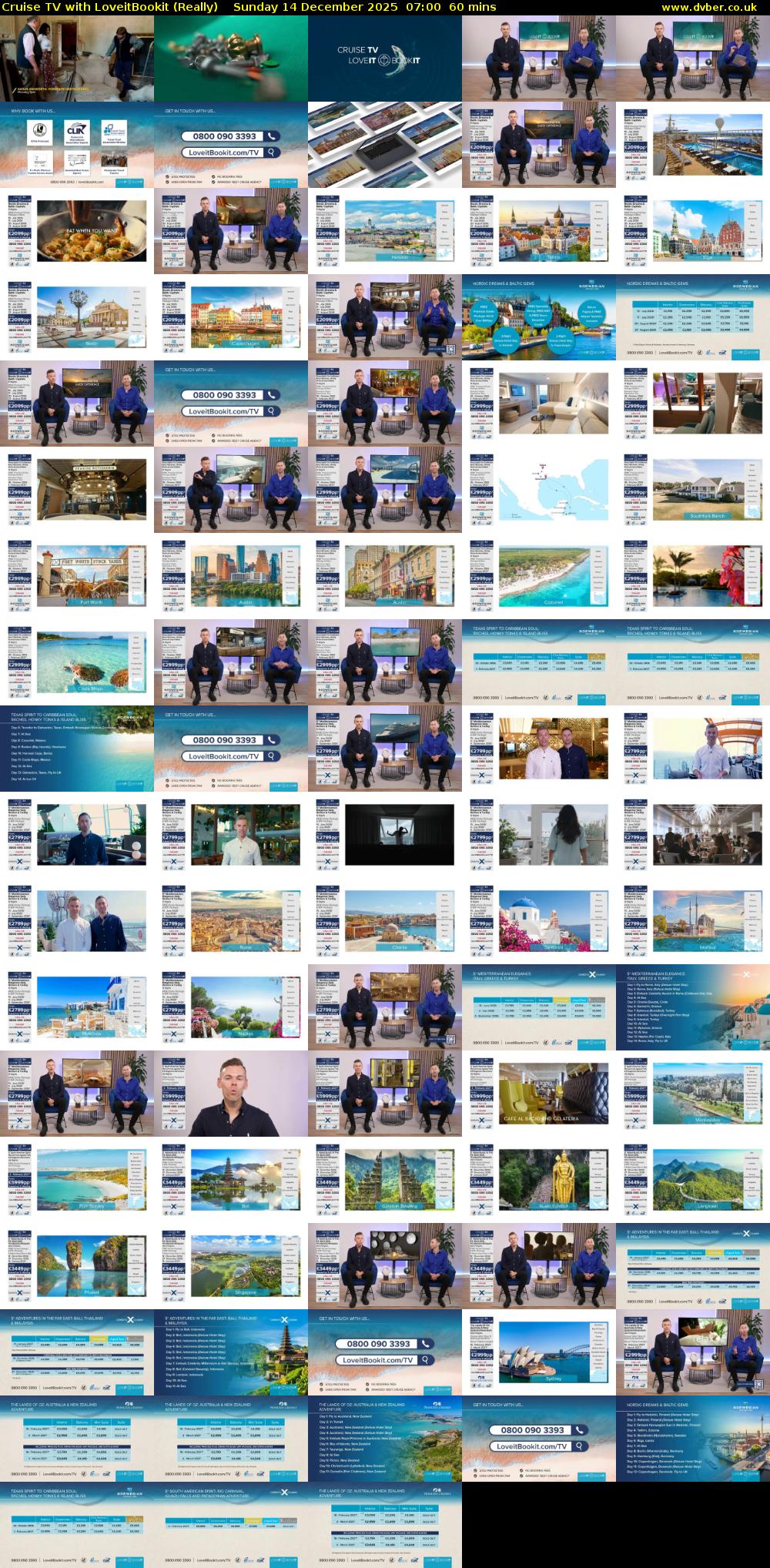 Cruise TV with LoveitBookit (Really) Sunday 14 December 2025 07:00 - 08:00