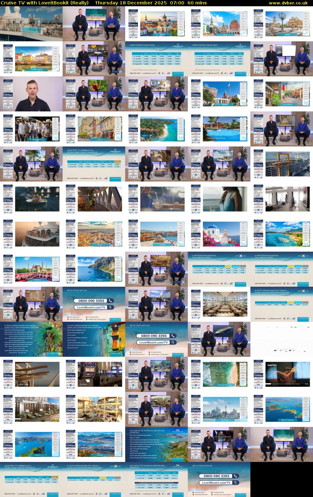 Cruise TV with LoveitBookit (Really) Thursday 18 December 2025 07:00 - 08:00