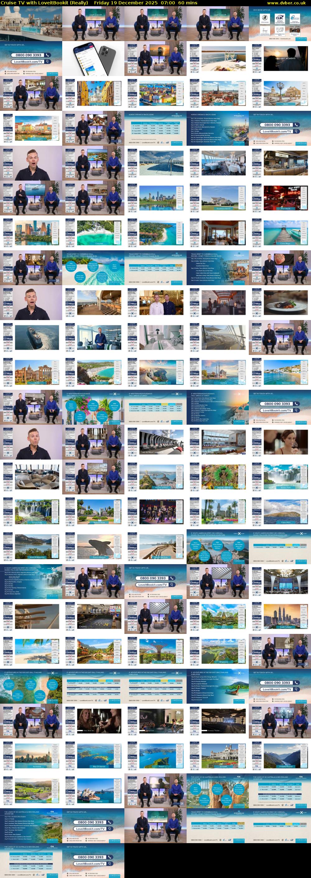 Cruise TV with LoveitBookit (Really) Friday 19 December 2025 07:00 - 08:00