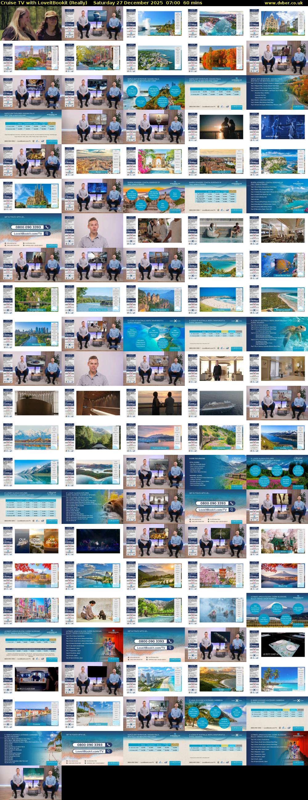 Cruise TV with LoveitBookit (Really) Saturday 27 December 2025 07:00 - 08:00