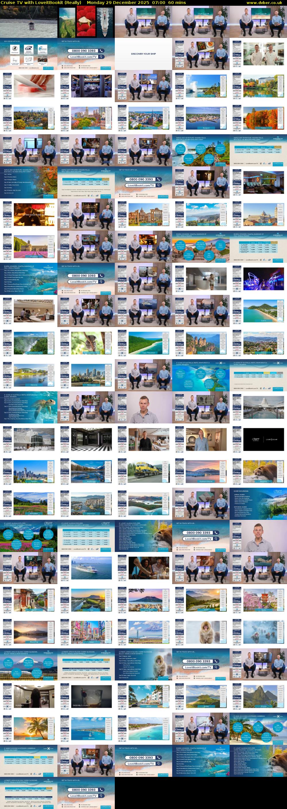 Cruise TV with LoveitBookit (Really) Monday 29 December 2025 07:00 - 08:00