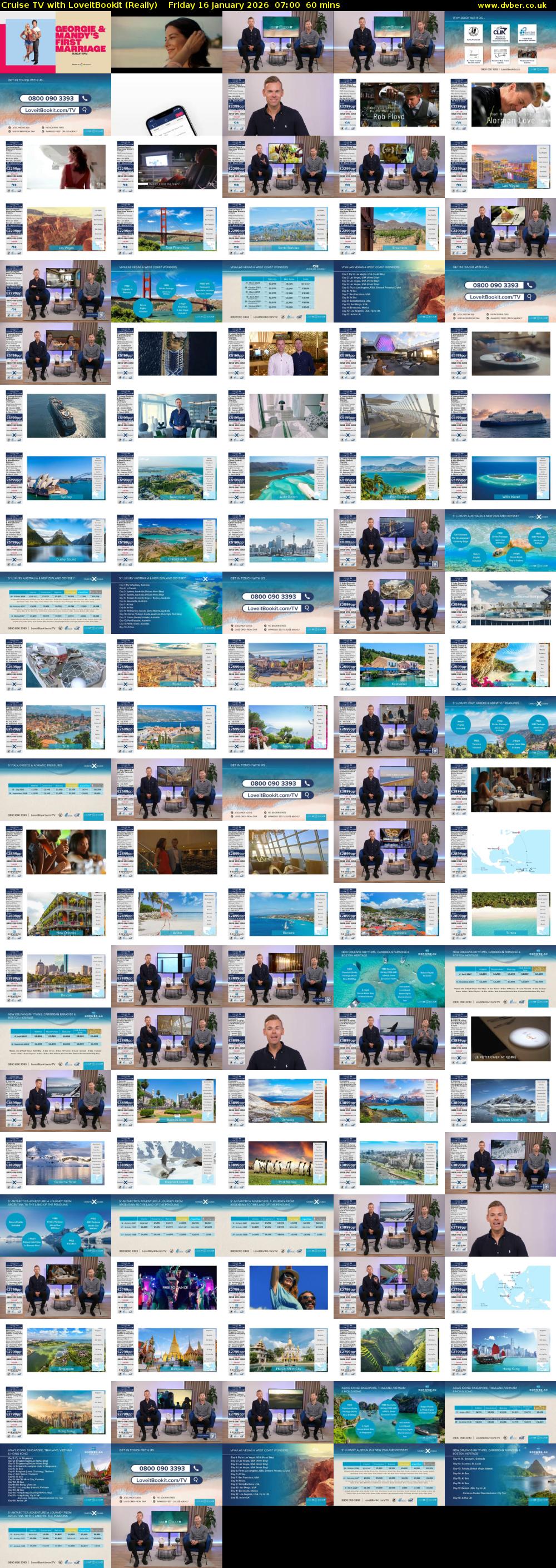 Cruise TV with LoveitBookit (Really) Friday 16 January 2026 07:00 - 08:00