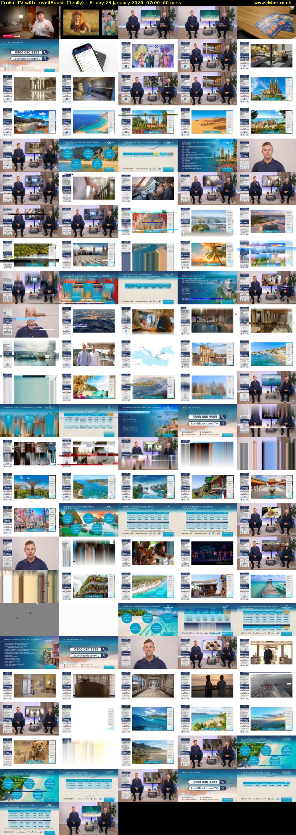 Cruise TV with LoveitBookit (Really) Friday 23 January 2026 07:00 - 08:00