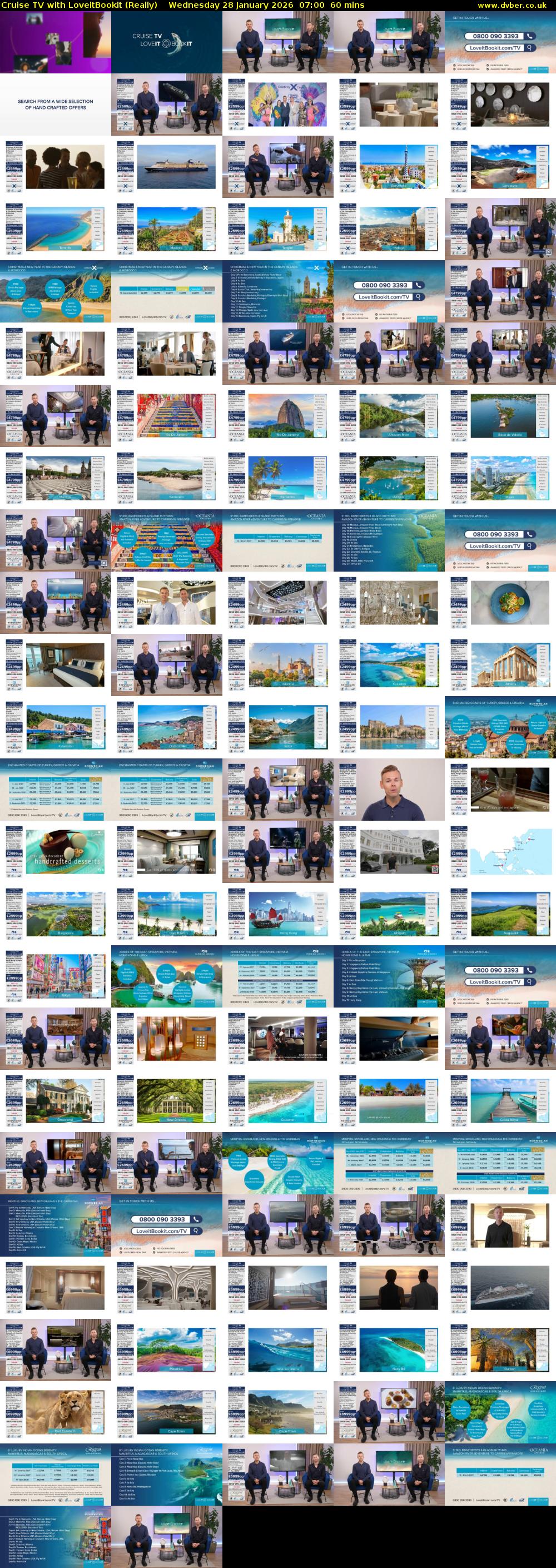 Cruise TV with LoveitBookit (Really) Wednesday 28 January 2026 07:00 - 08:00