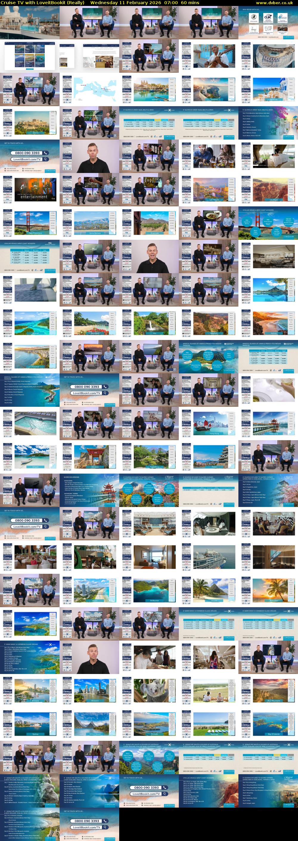 Cruise TV with LoveitBookit (Really) Wednesday 11 February 2026 07:00 - 08:00