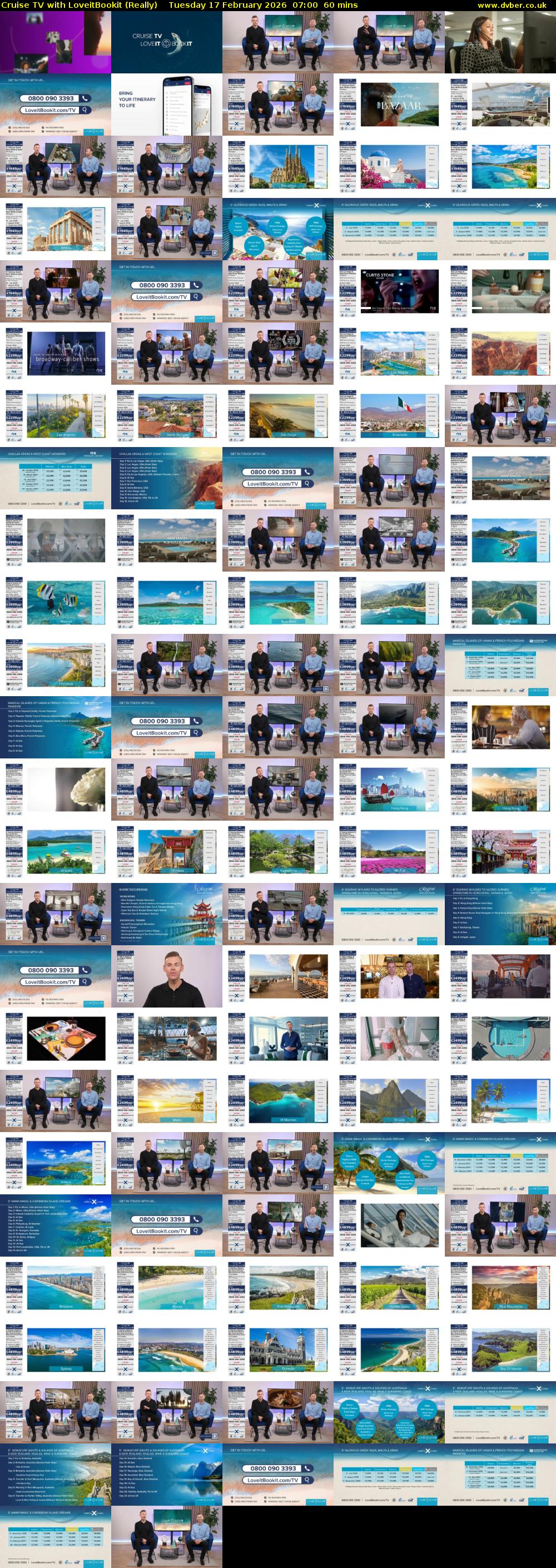 Cruise TV with LoveitBookit (Really) Tuesday 17 February 2026 07:00 - 08:00