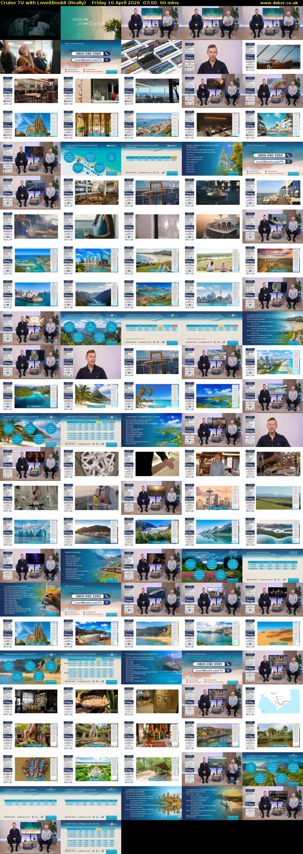 Cruise TV with LoveitBookit (Really) Friday 10 April 2026 07:00 - 08:00