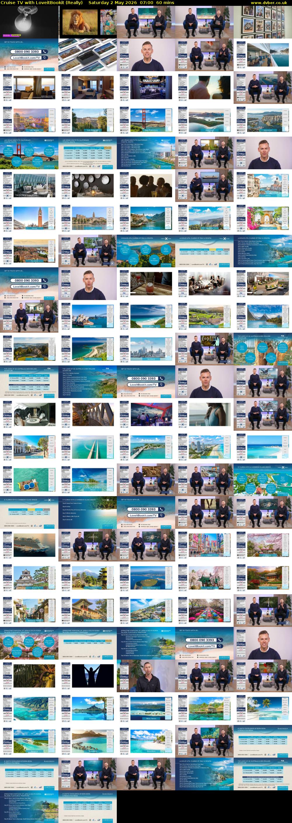 Cruise TV with LoveitBookit (Really) Saturday 2 May 2026 07:00 - 08:00