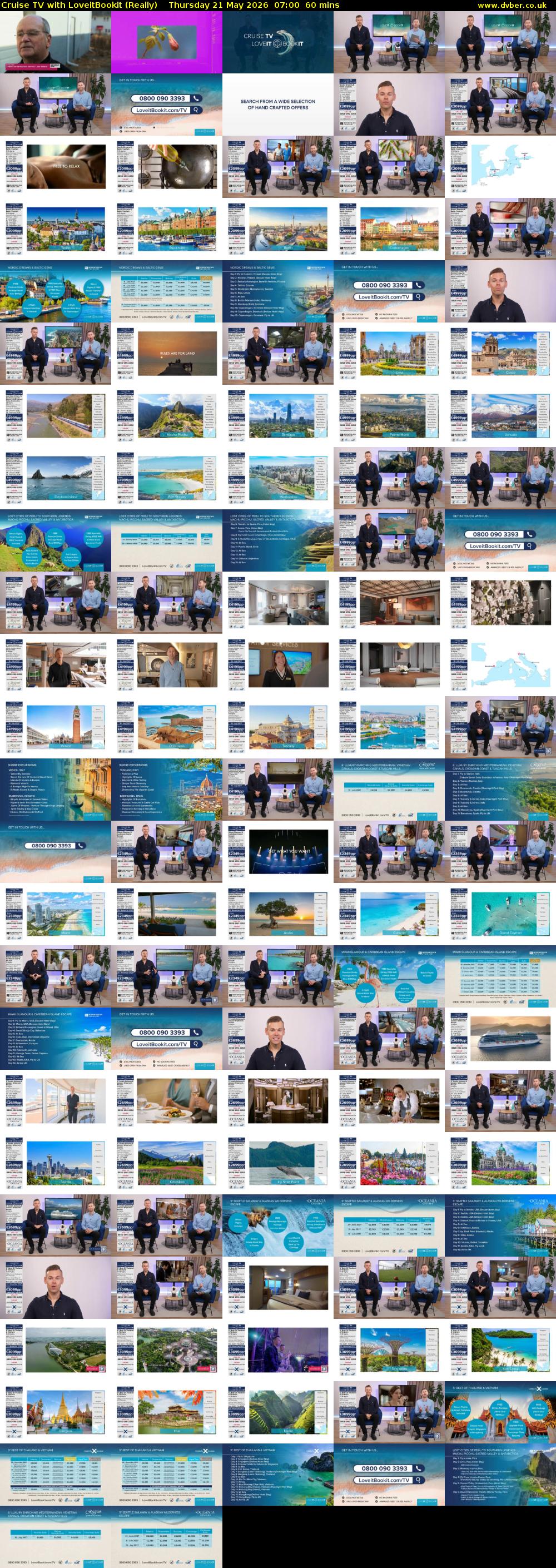 Cruise TV with LoveitBookit (Really) Thursday 21 May 2026 07:00 - 08:00